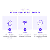 Short Modelador Efeito Sauna Cintura Alta com Colchetes