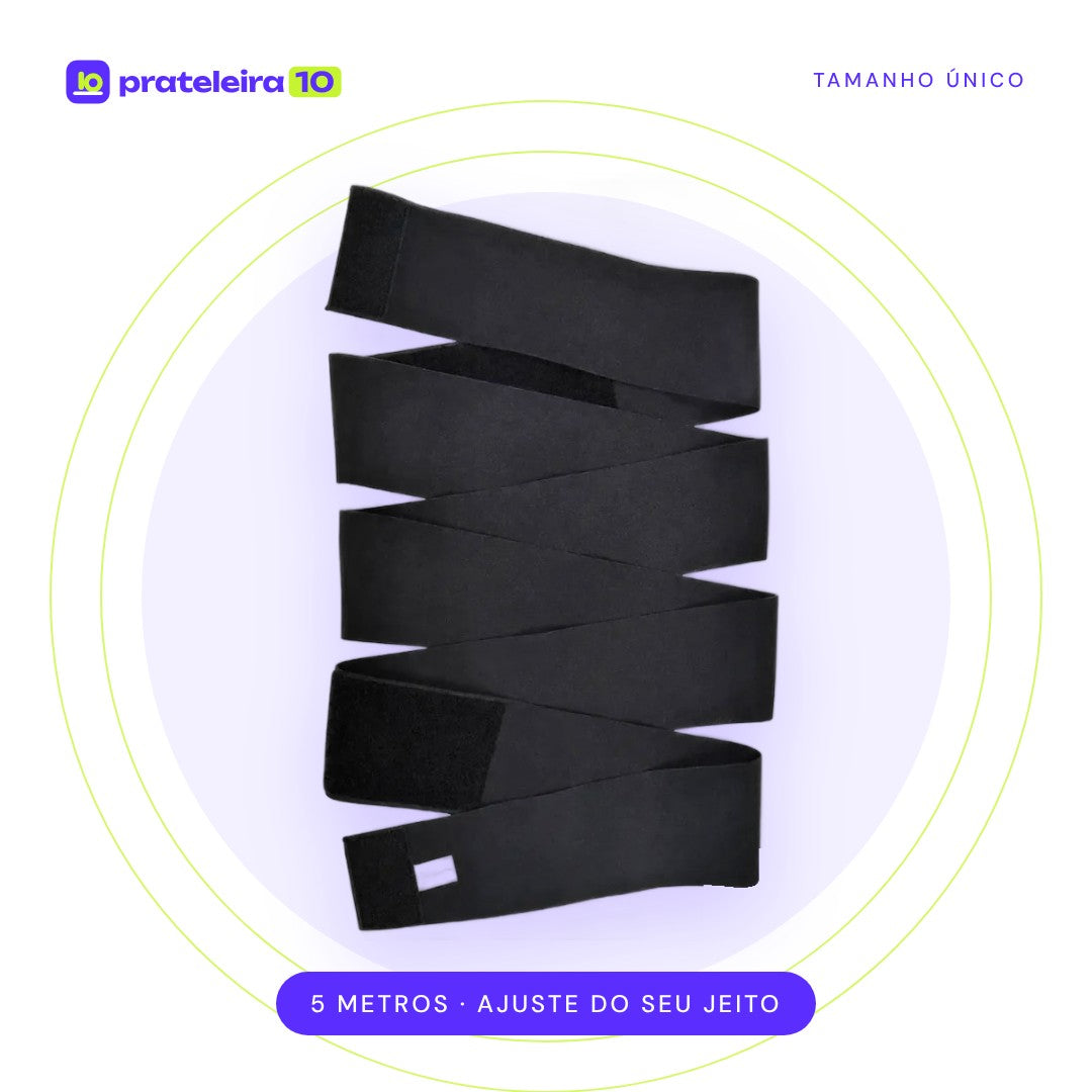 Faixa Modeladora 5 Metros Ajustável com Velcro